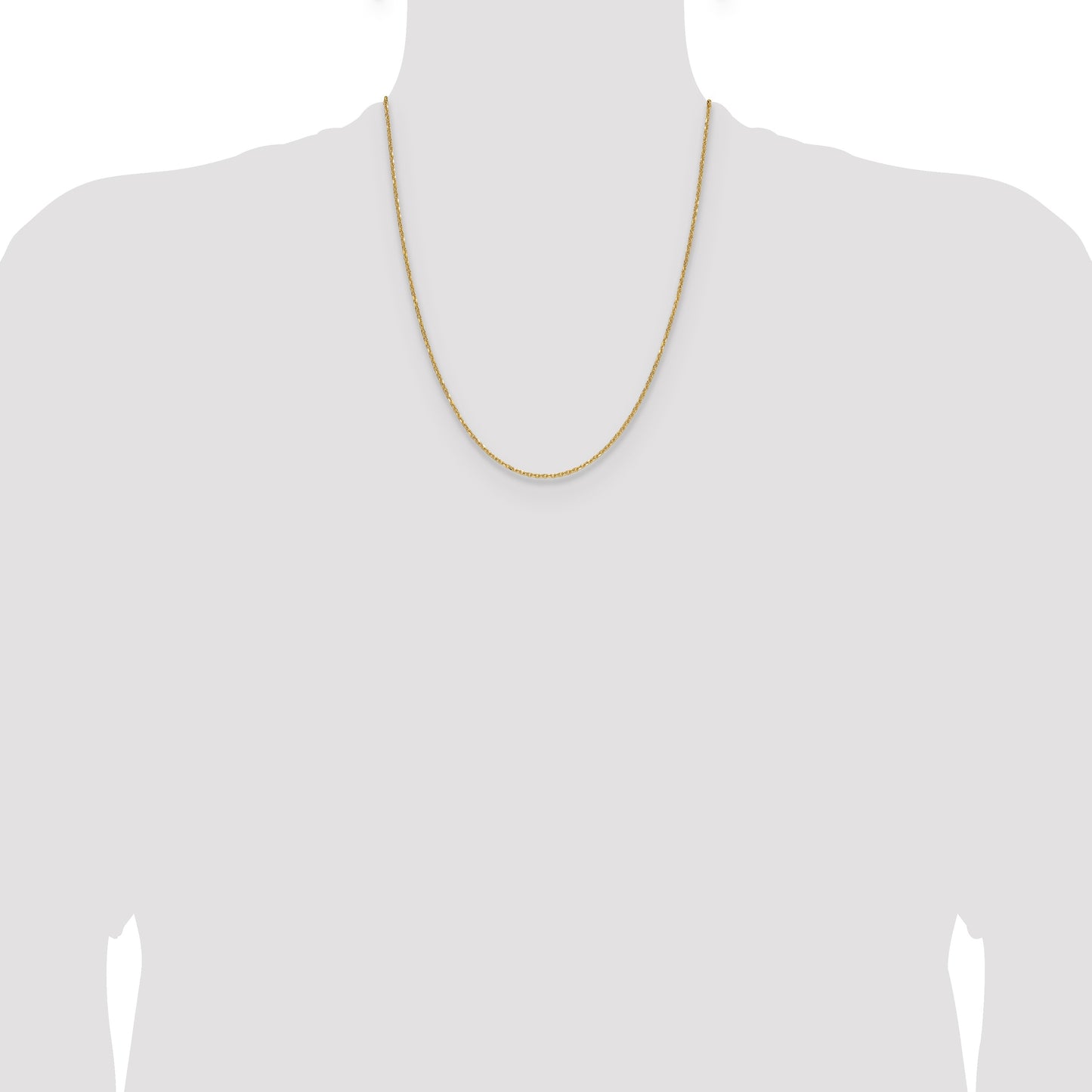 14k 1.4mm D/C Forzantine Cable Chain