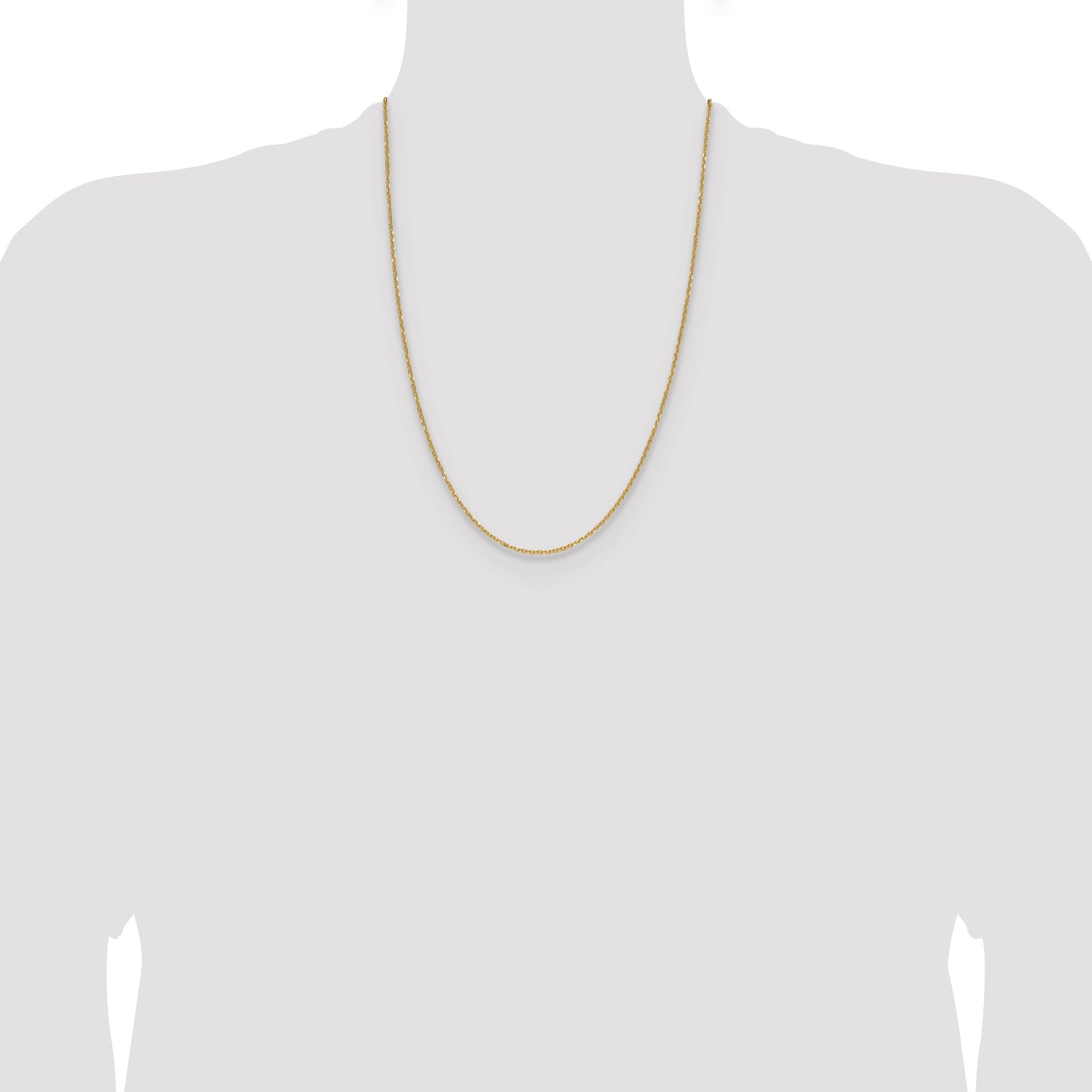 14k 1.4mm D/C Forzantine Cable Chain