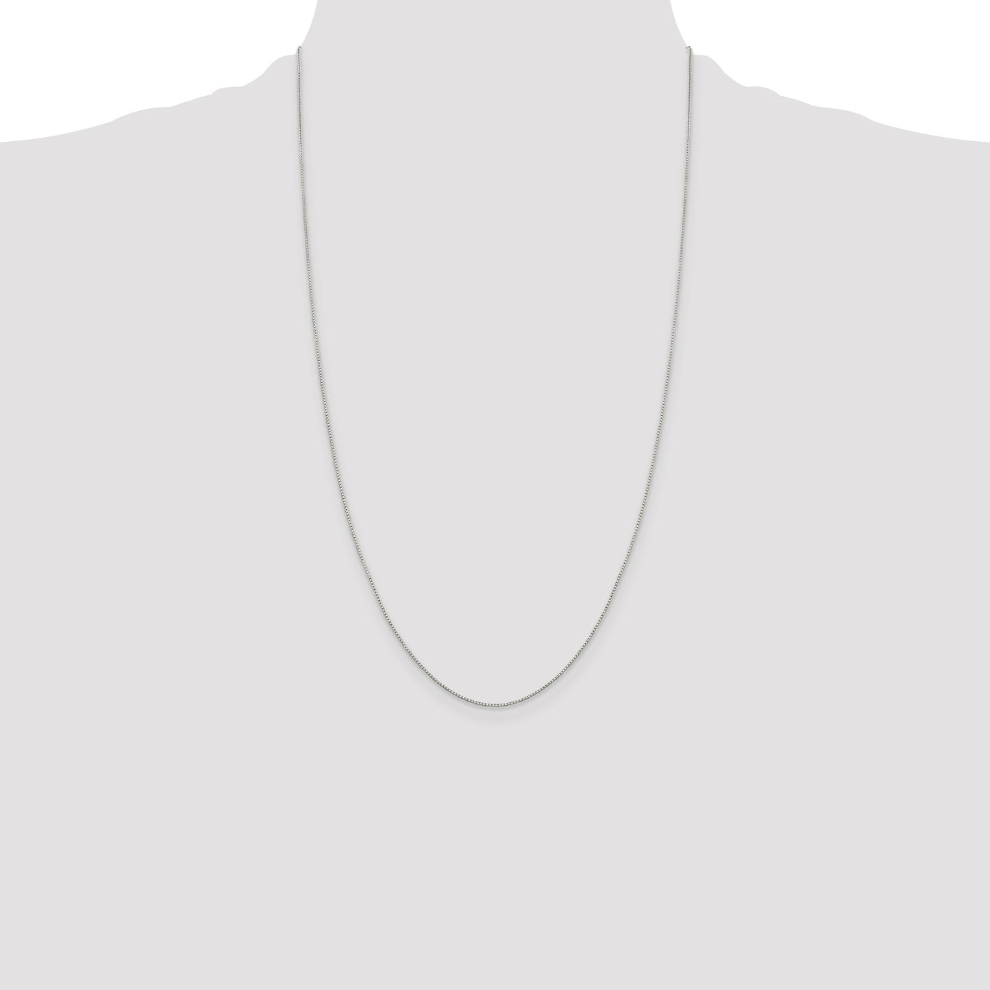 Sterling Silver .8mm 8 Sided Box Chain