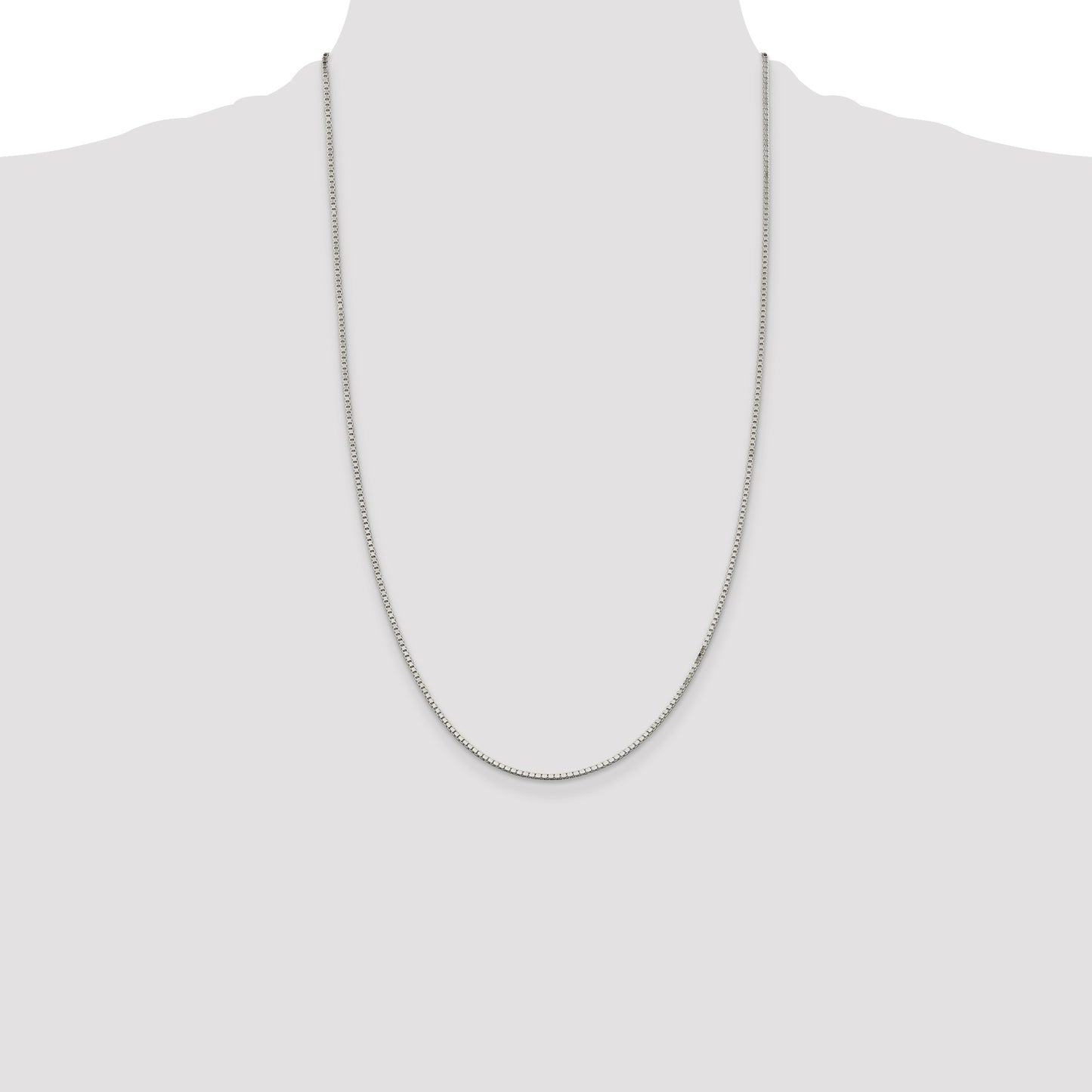 Sterling Silver 1.5mm Box Chain