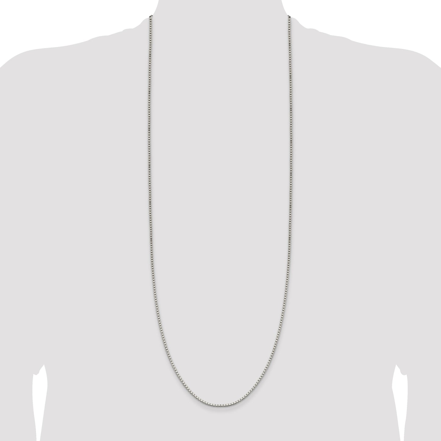 Sterling Silver 1.9mm Box Chain
