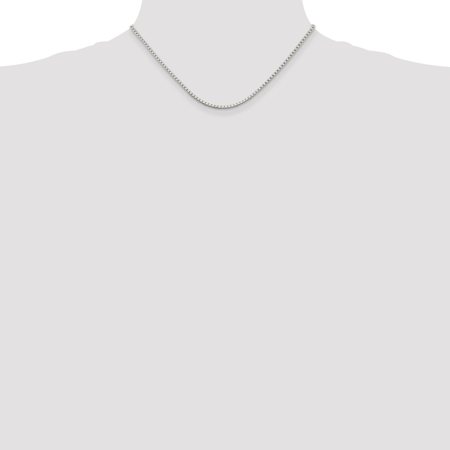 Sterling Silver 2mm Box Chain