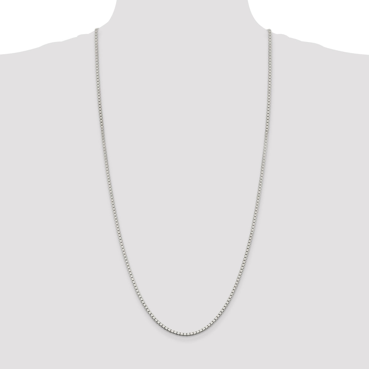 Sterling Silver 2.5mm Box Chain