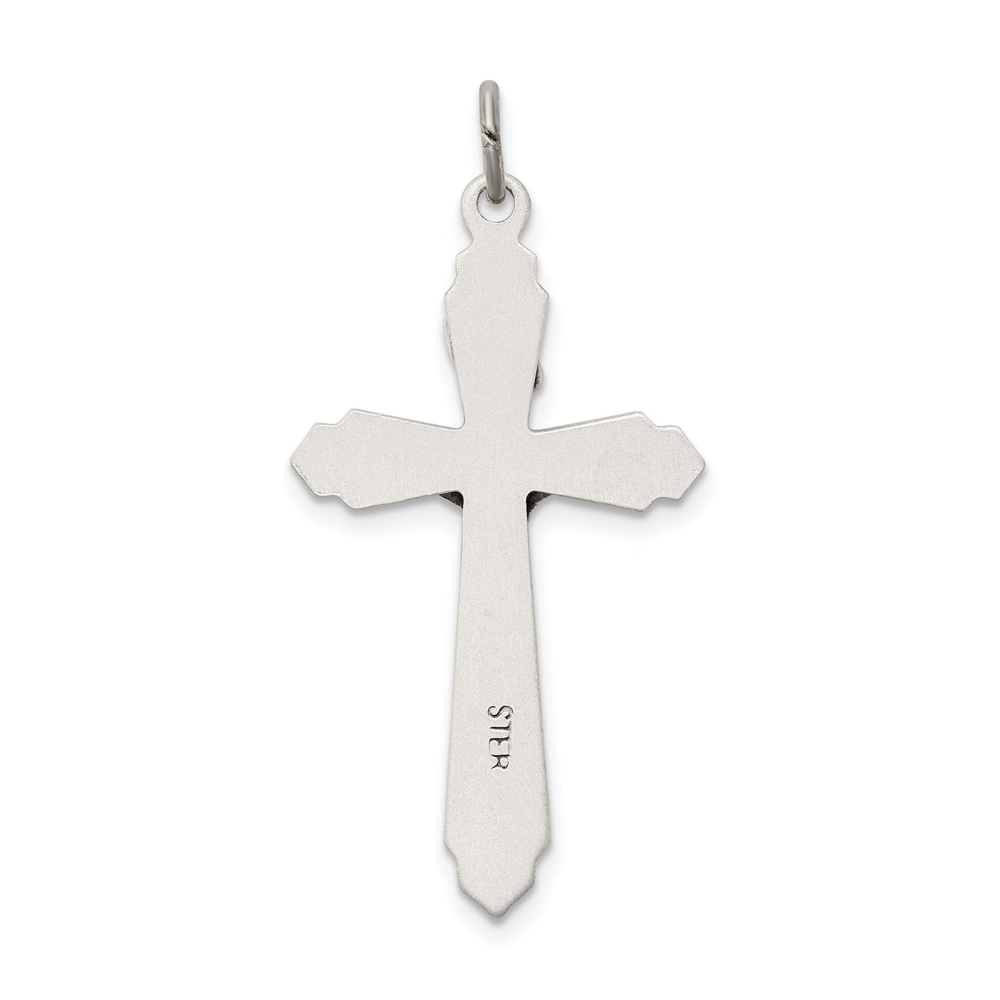 Sterling Silver Antiqued Crucifix Pendant