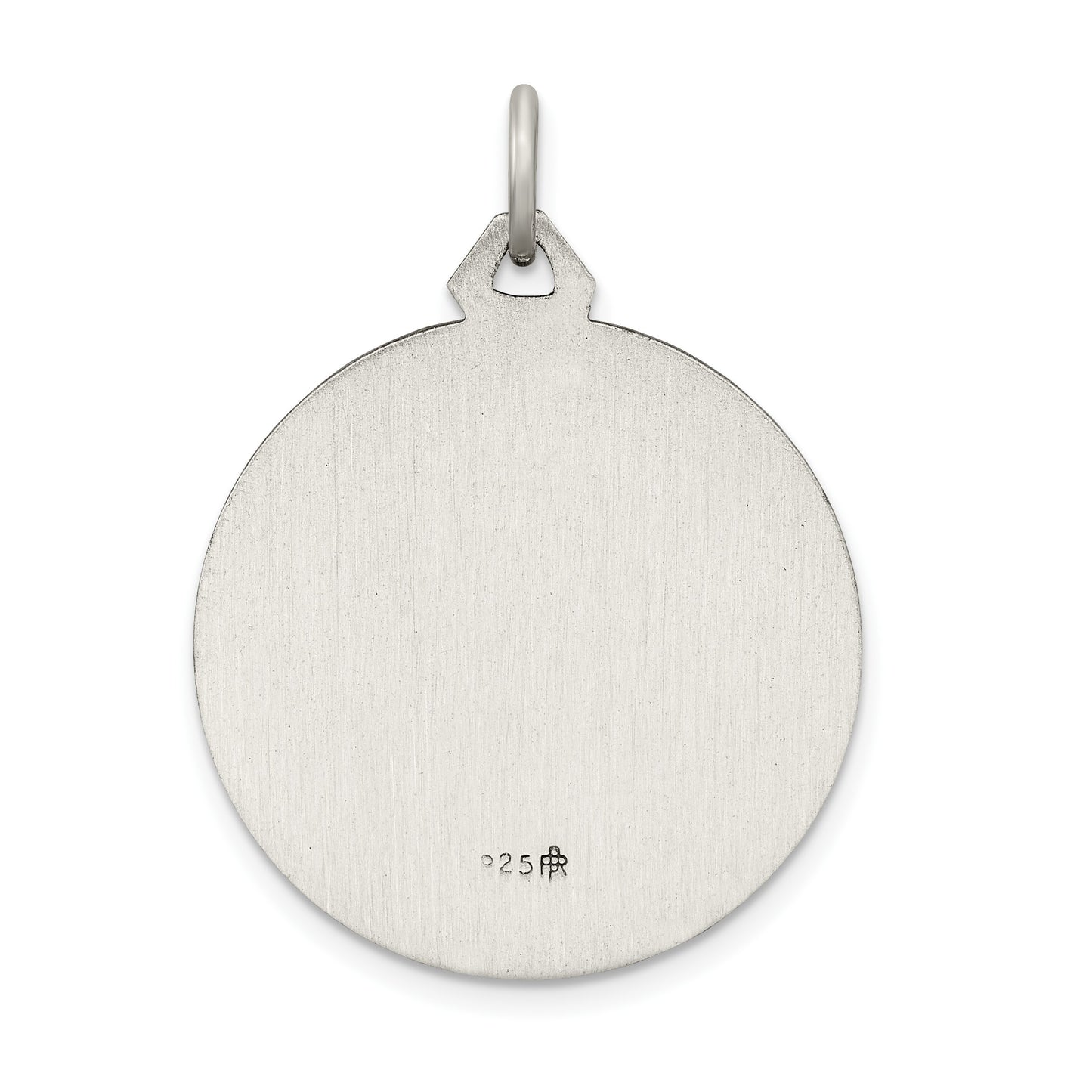 Sterling Silver Antiqued Ecce Homo Medal