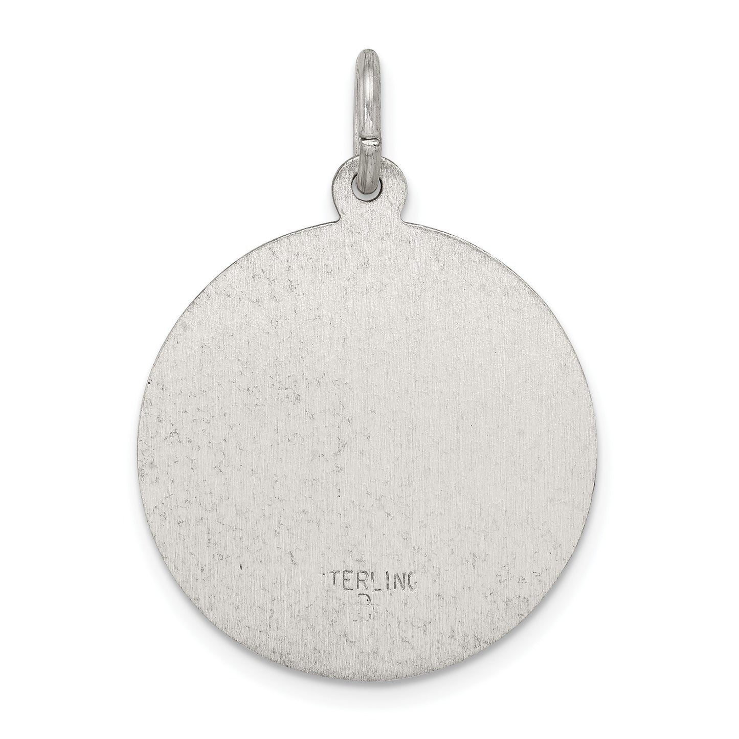 Sterling Silver Antiqued St. Theresa Medal
