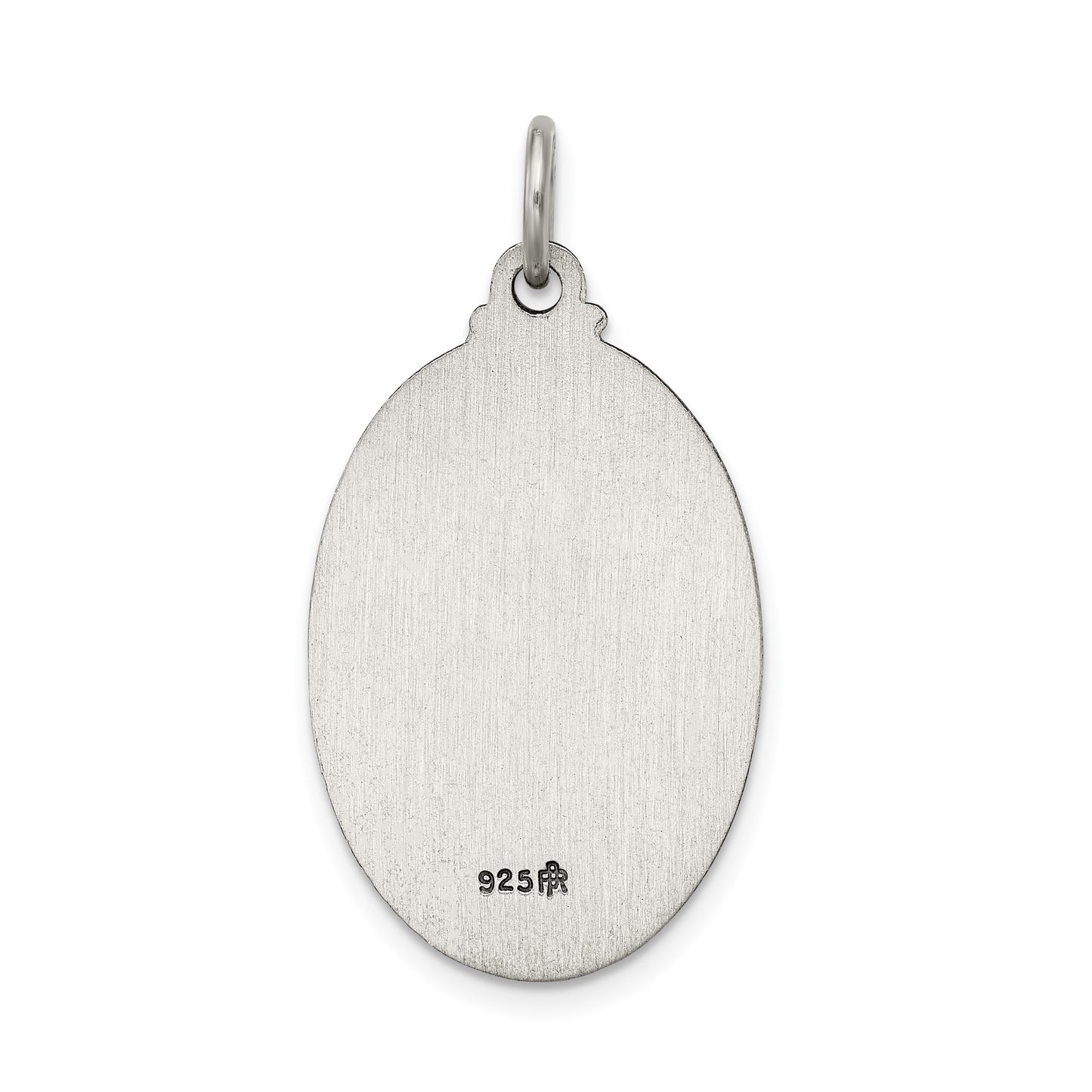 Sterling Silver Antiqued Our Lady of Guadalupe Medal