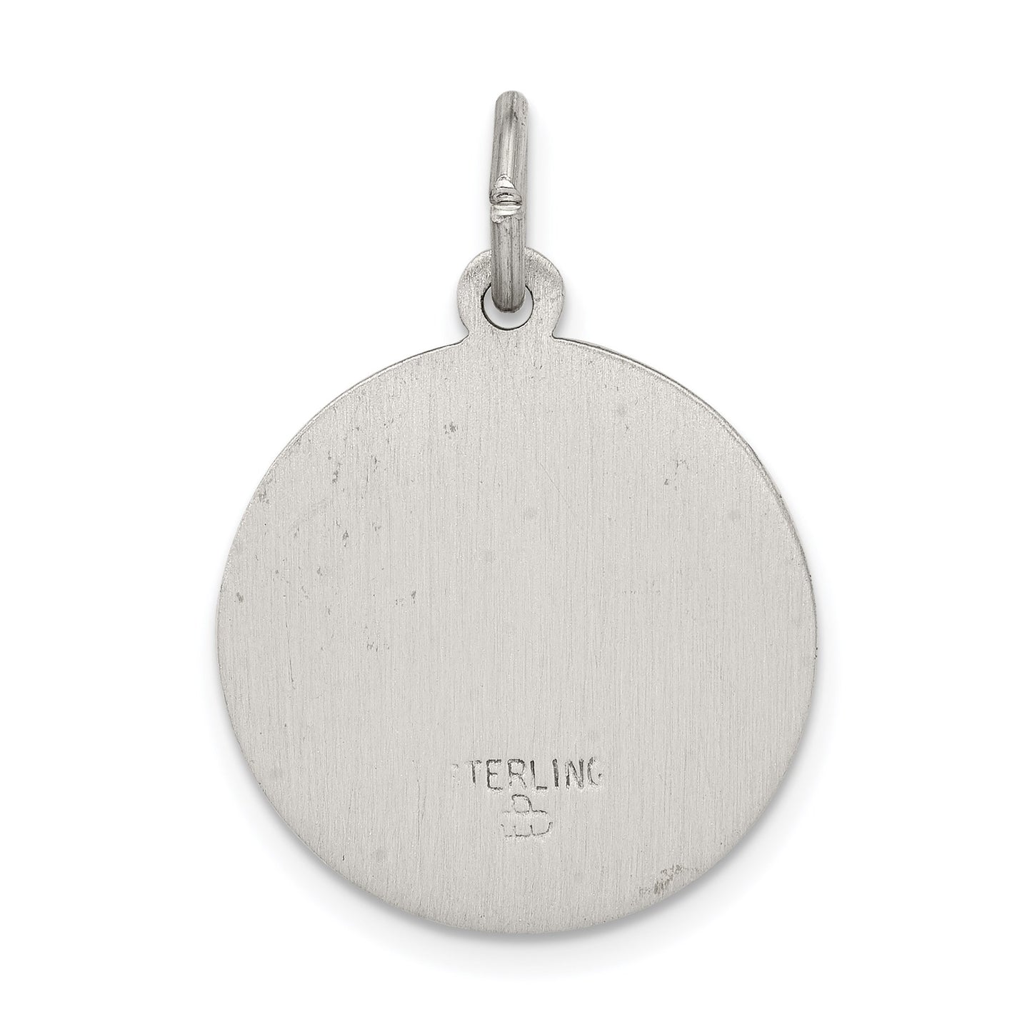 Sterling Silver Antiqued Saint Roch Medal