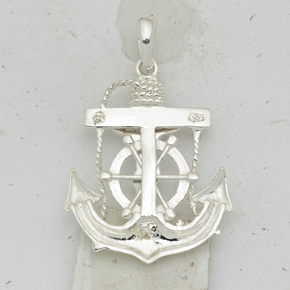 Sterling Silver Polished Mini Mariner INRI Crucifix Pendant