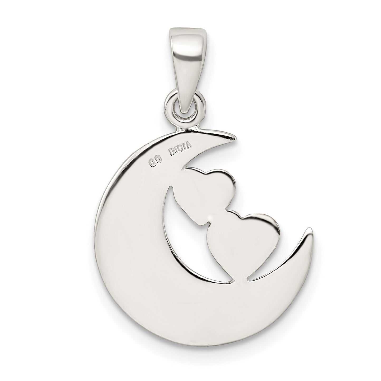 Sterling Silver & Rose-tone Enamel ALWAYS SISTER..FRIEND Pendant