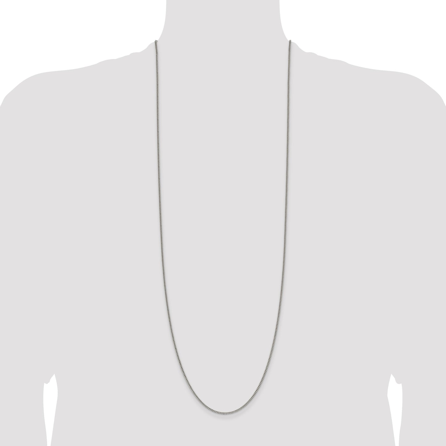 Sterling Silver 1.75mm Curb Chain