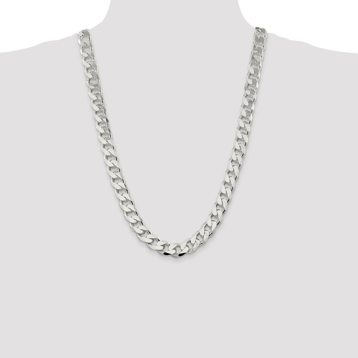 Sterling Silver 13mm Curb Chain
