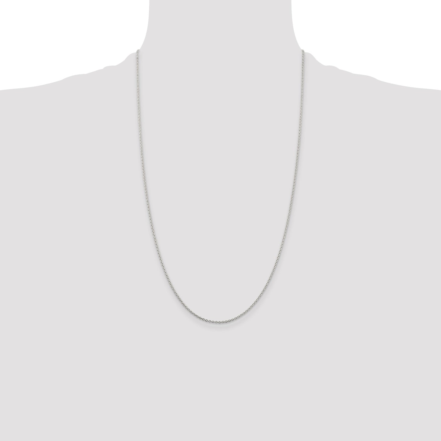 Sterling Silver 1.5mm Cable Chain