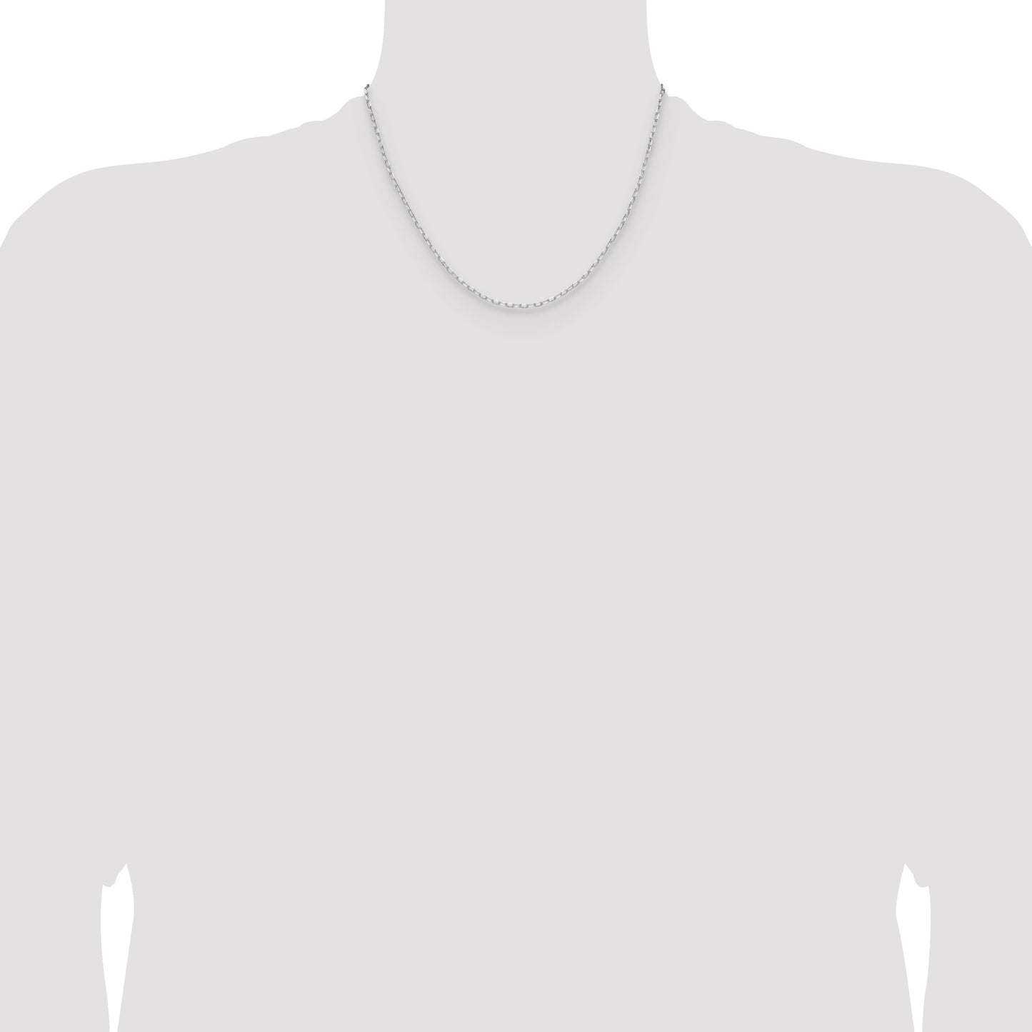 Sterling Silver 2.0mm D/C Forzantine Chain