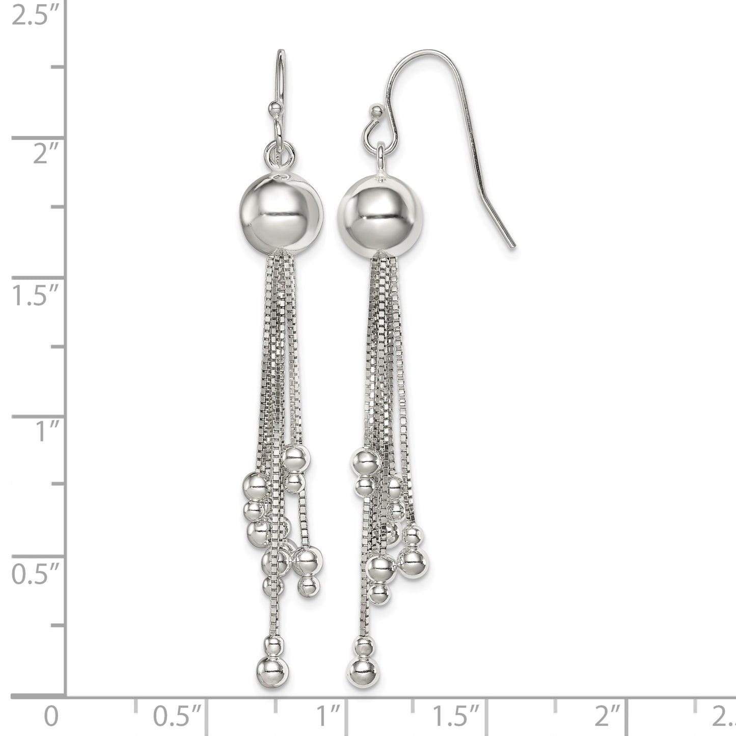 Sterling Silver Shepherd Hook Earrings
