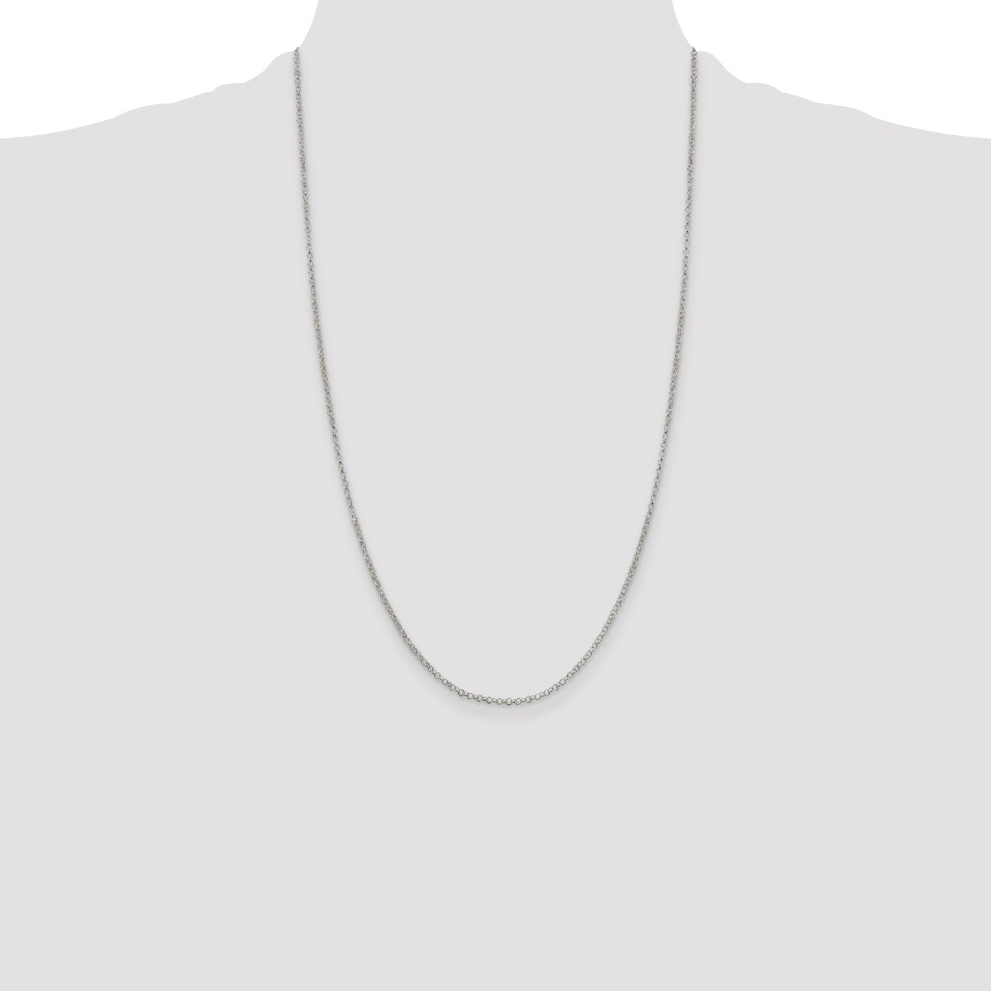 Sterling Silver 2mm Rolo Chain