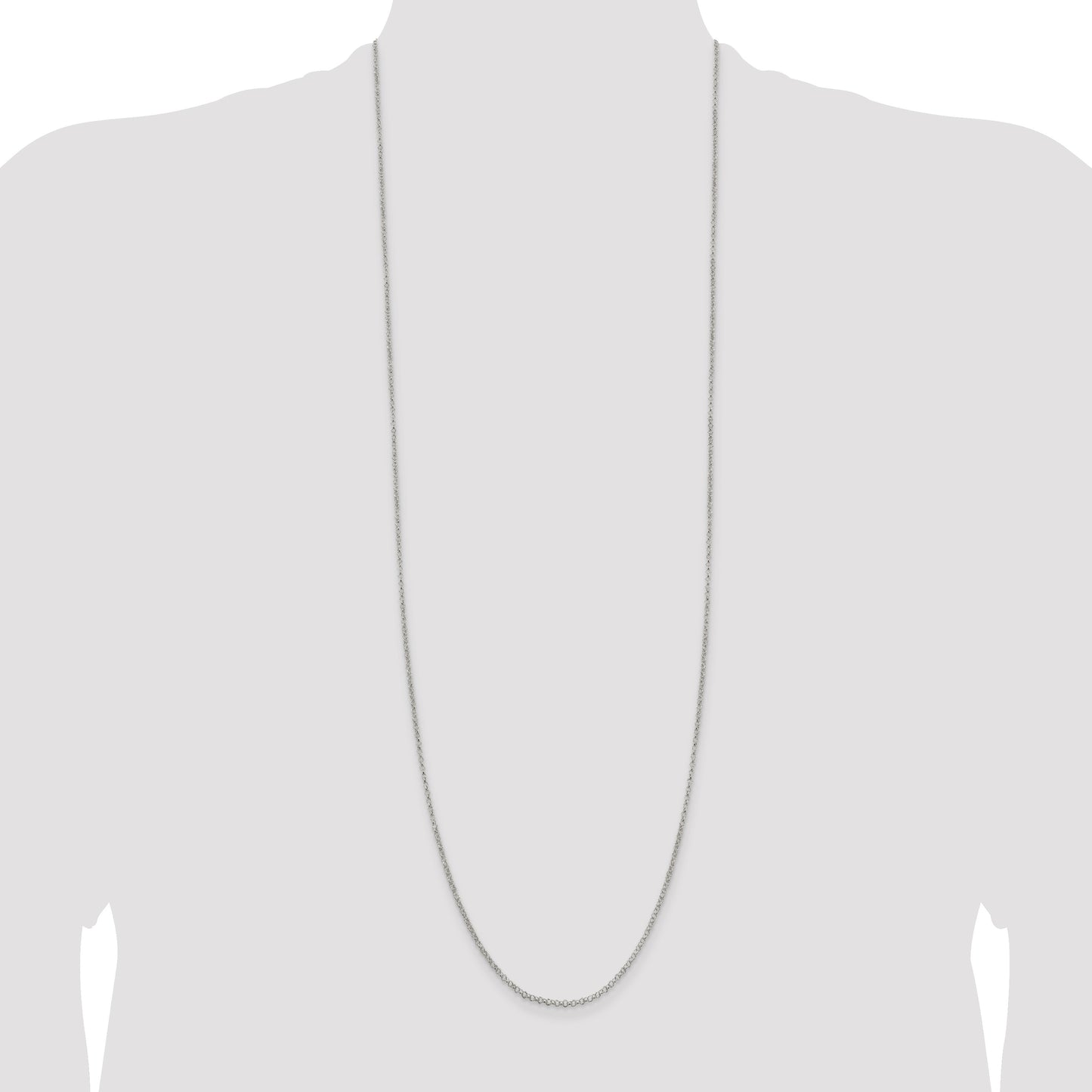 Sterling Silver 2mm Rolo Chain