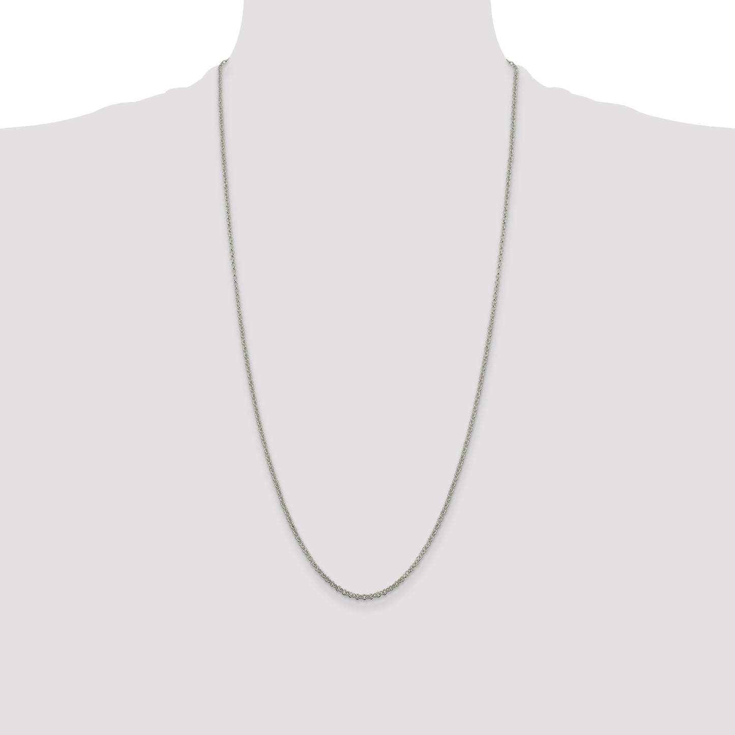Sterling Silver 2mm Rolo Chain