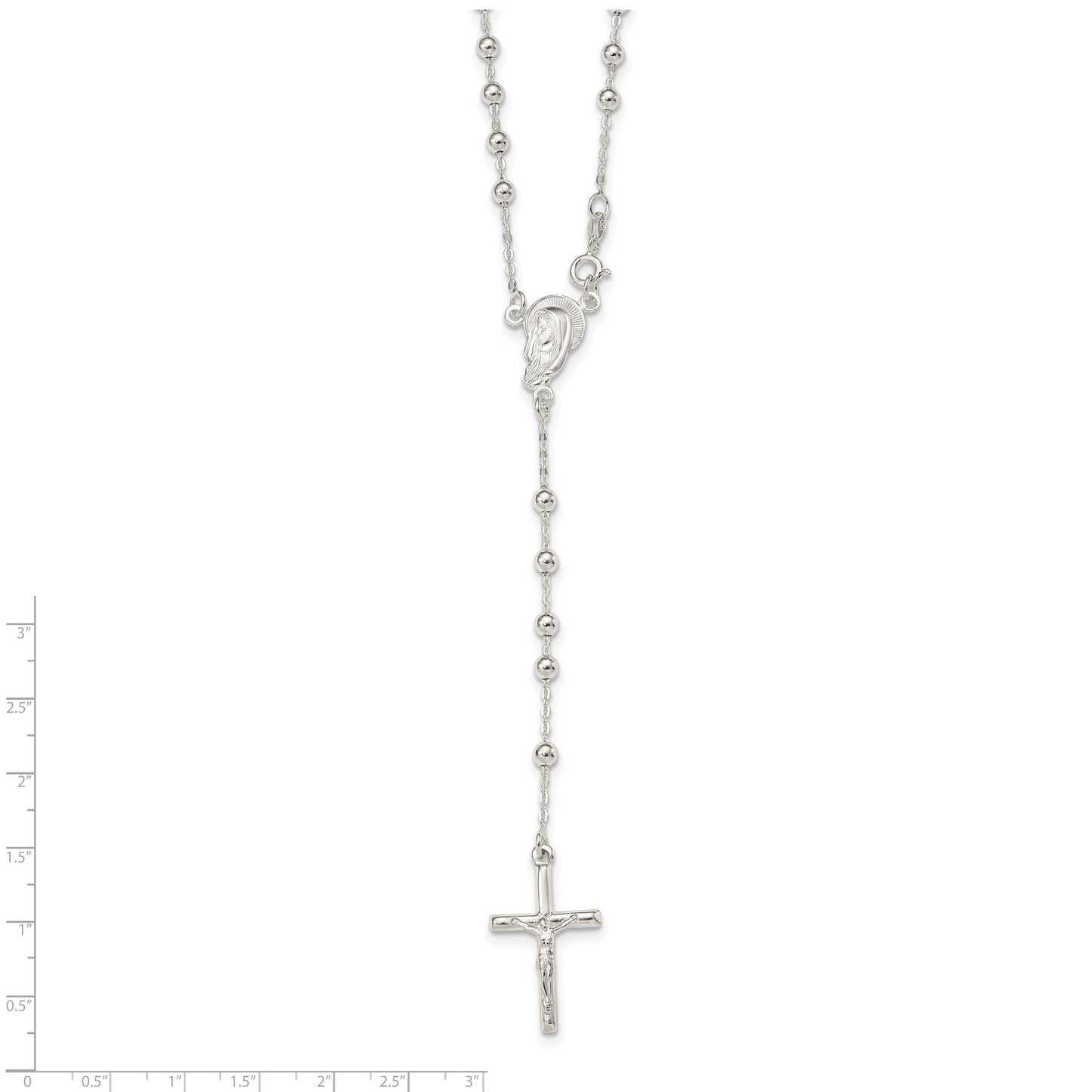 Sterling Silver Crucifix Necklace