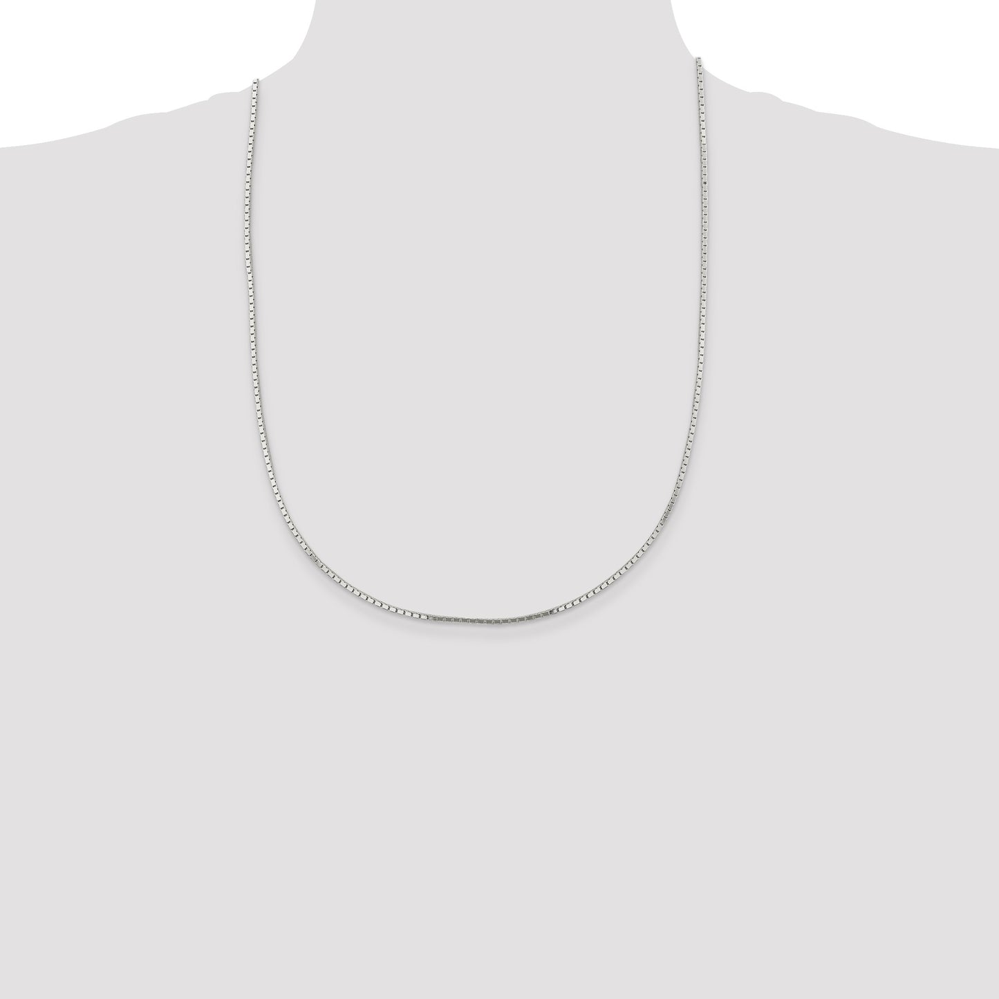 Sterling Silver 1.5mm Mirror Box Chain