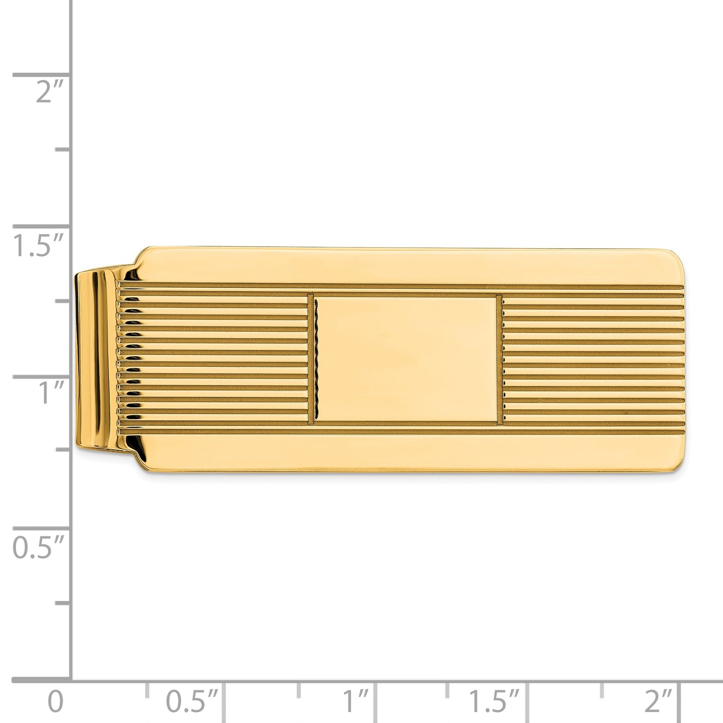 Sterling Silver Gold-plated Money Clip