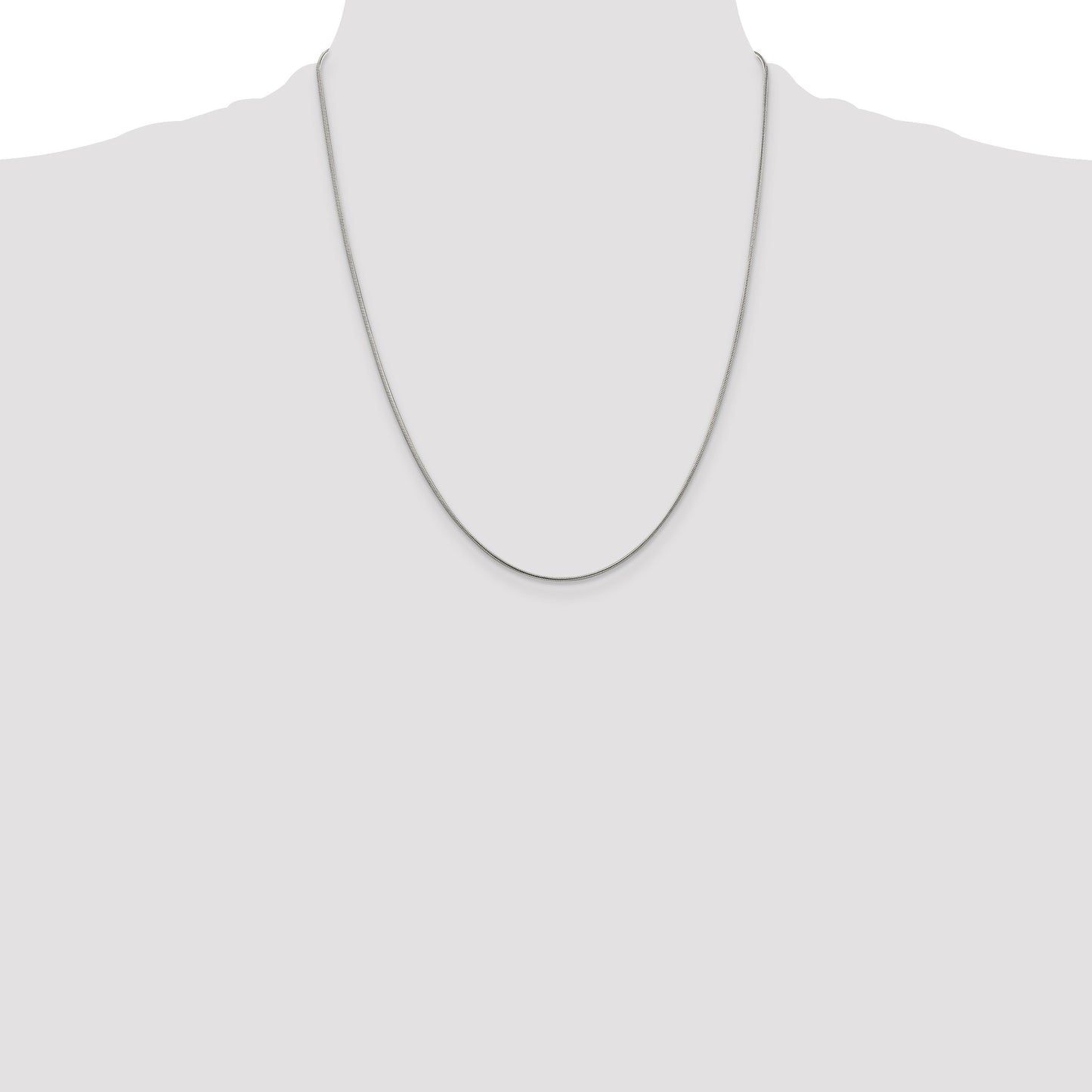 Sterling Silver 1mm Snake Chain