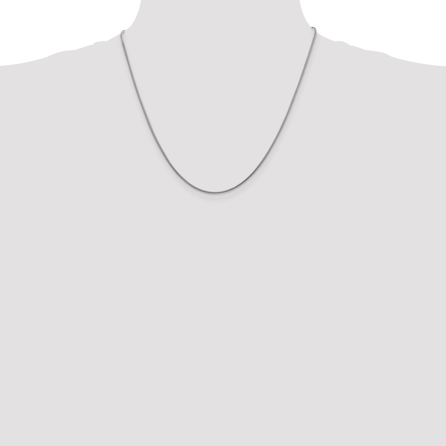 Sterling Silver 1.2mm Snake Chain