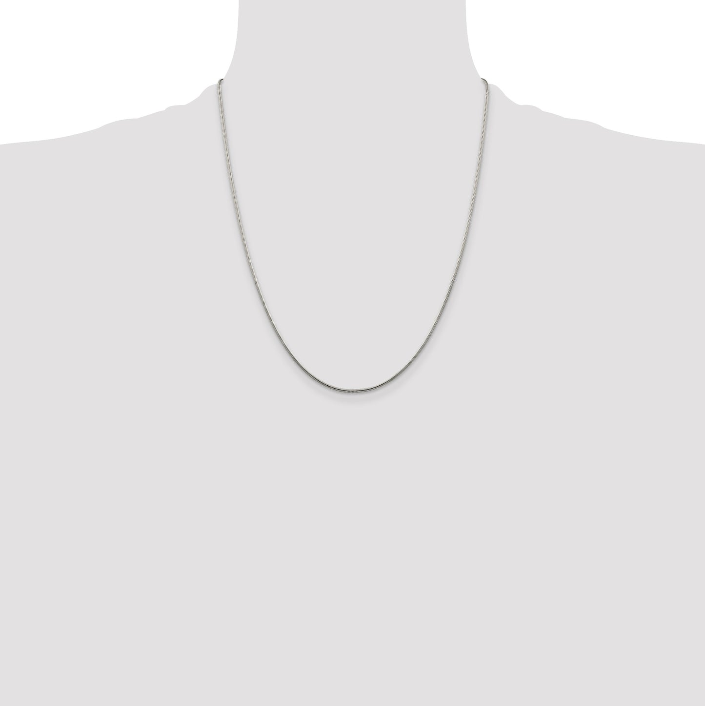 Sterling Silver 1.25mm Snake Chain