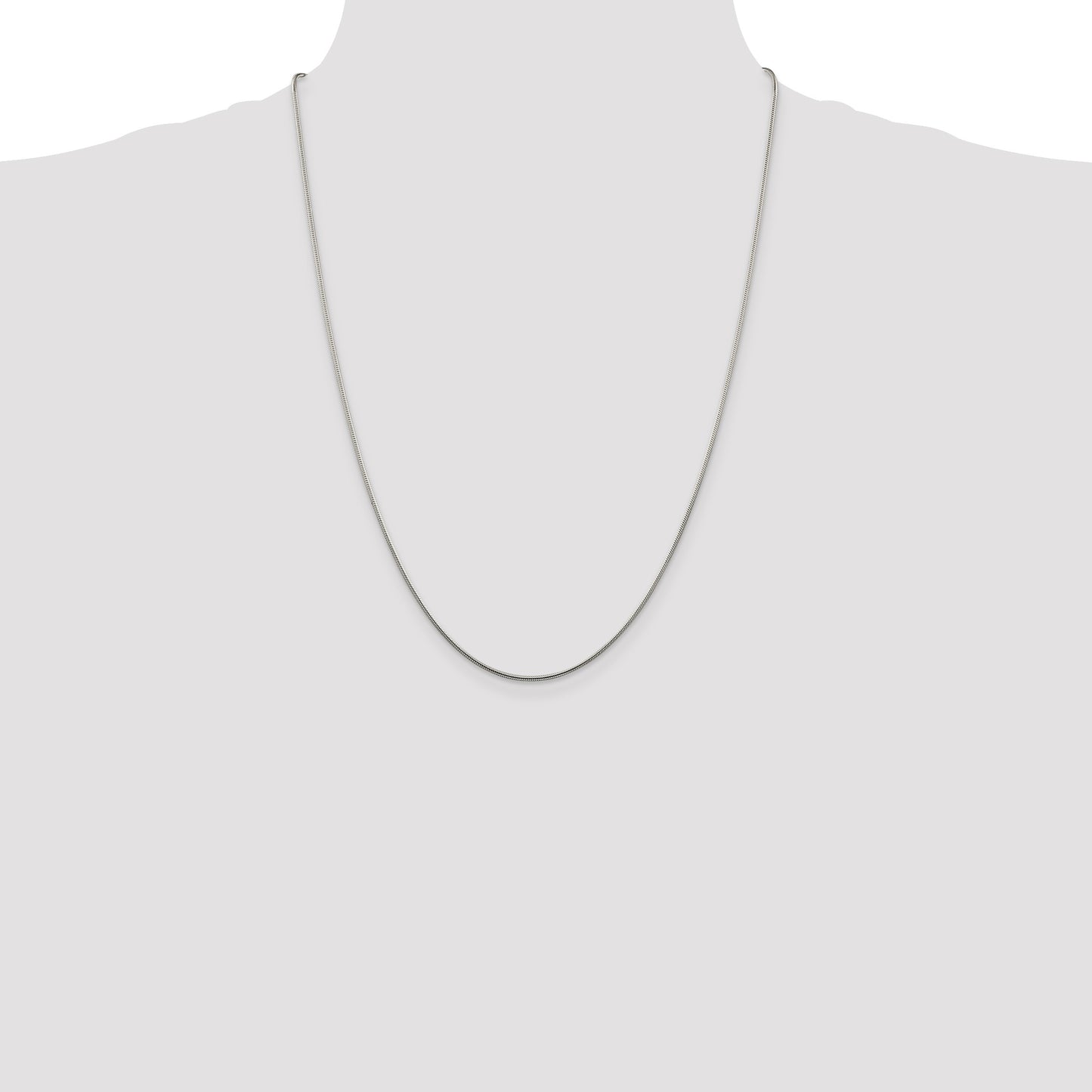Sterling Silver 1.25mm Snake Chain