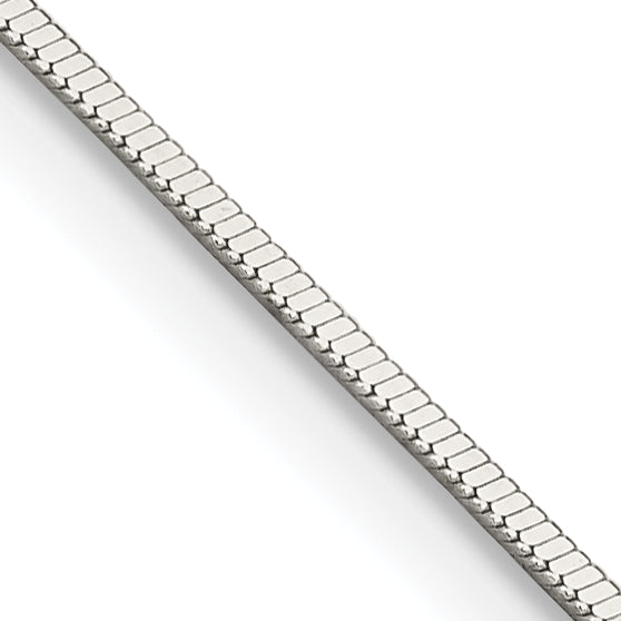 Sterling Silver .8mm Square Snake Chain