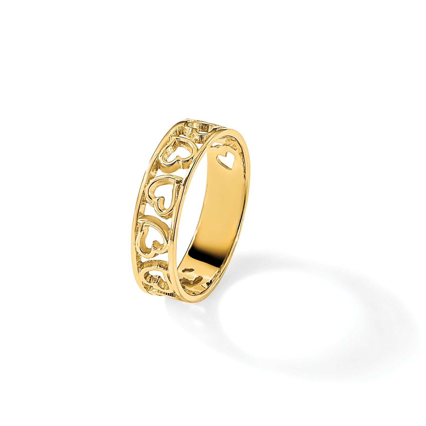 14k Hearts Ring