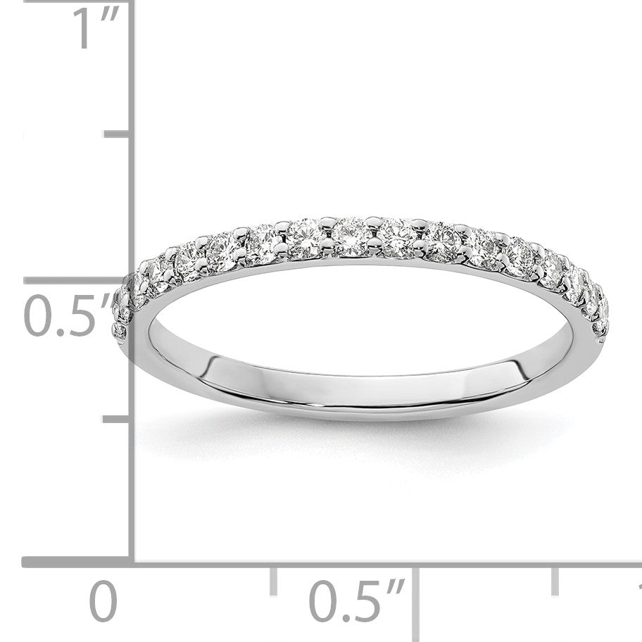 14k 2mm 1/3 carat Diamond Band