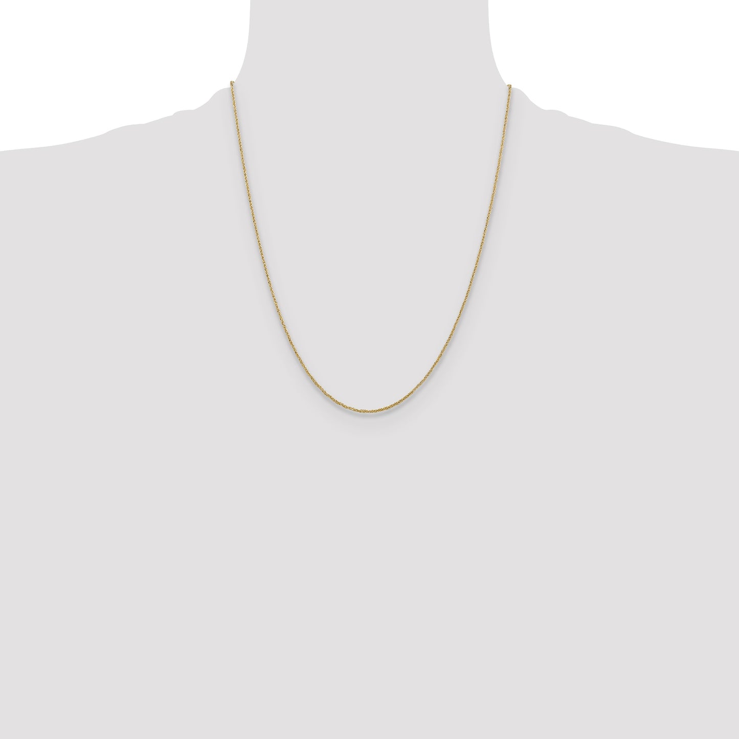 14K 1.1mm Ropa Chain