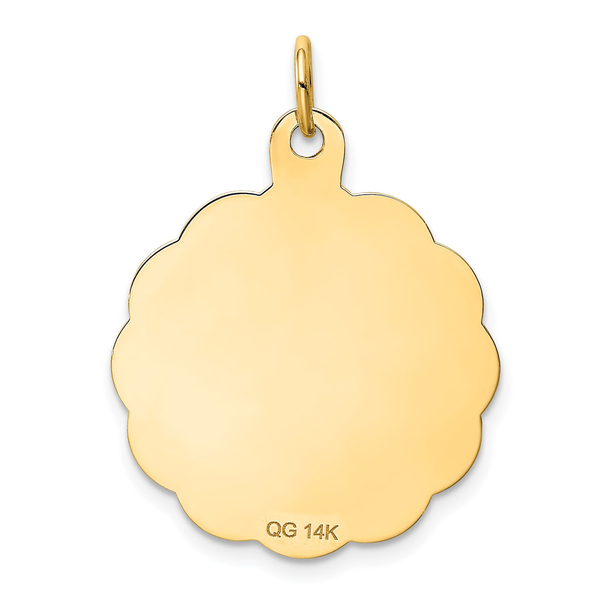 14k ON GRADUATION DAY with Diploma Engravable Disc Charm
