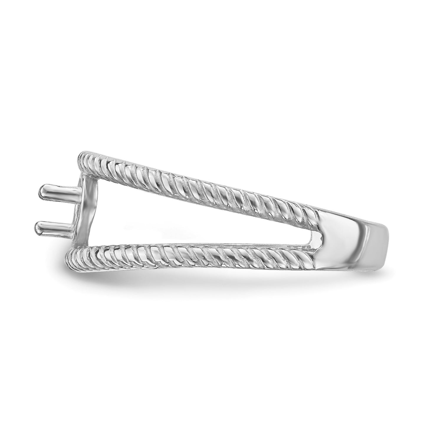 14k White Gold Family Jewelry Ring Mounting