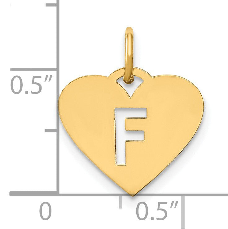 14ky Initial Letter F Initial Charm
