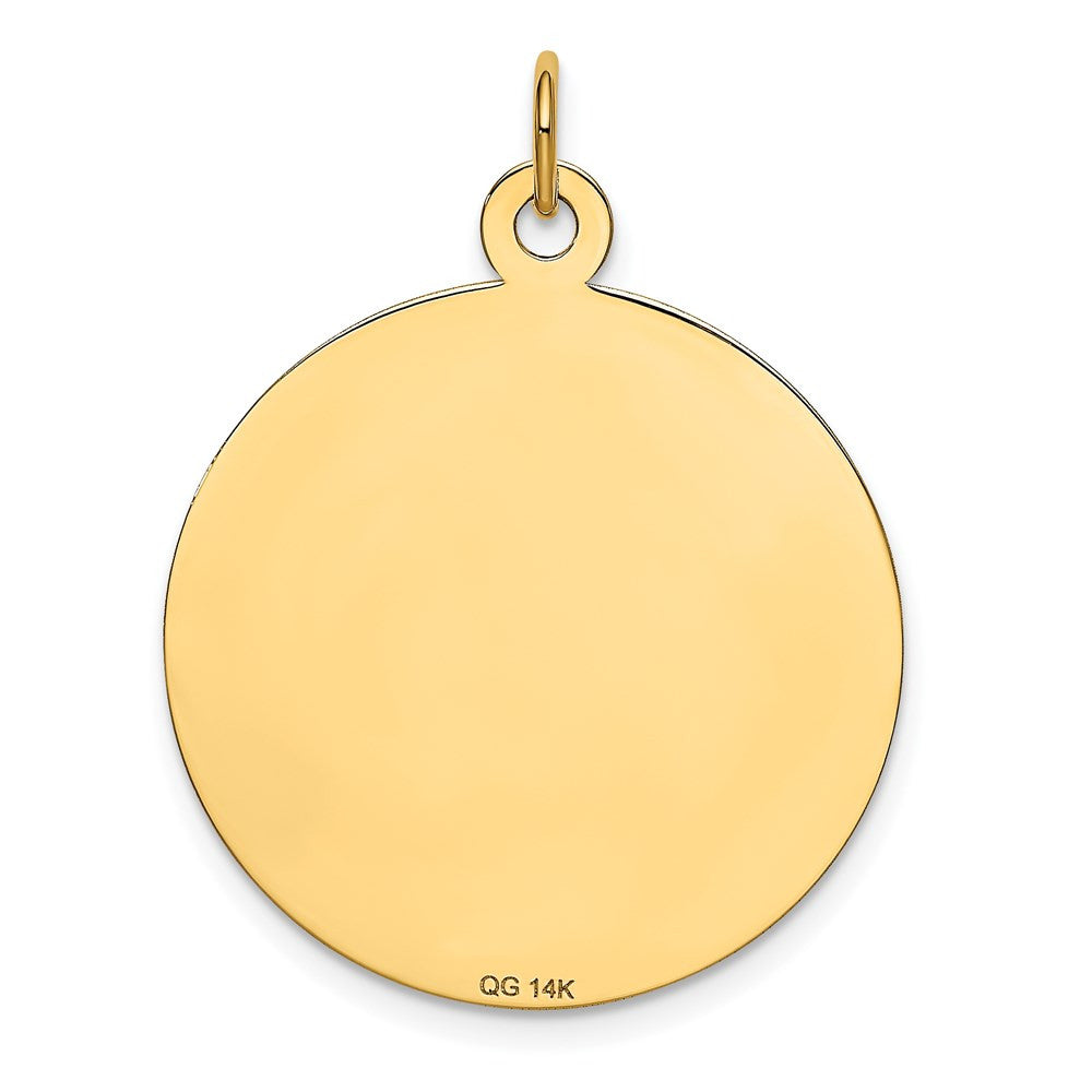 14k Yellow Gold HAPPY BIRTHDAY Charm Pendant