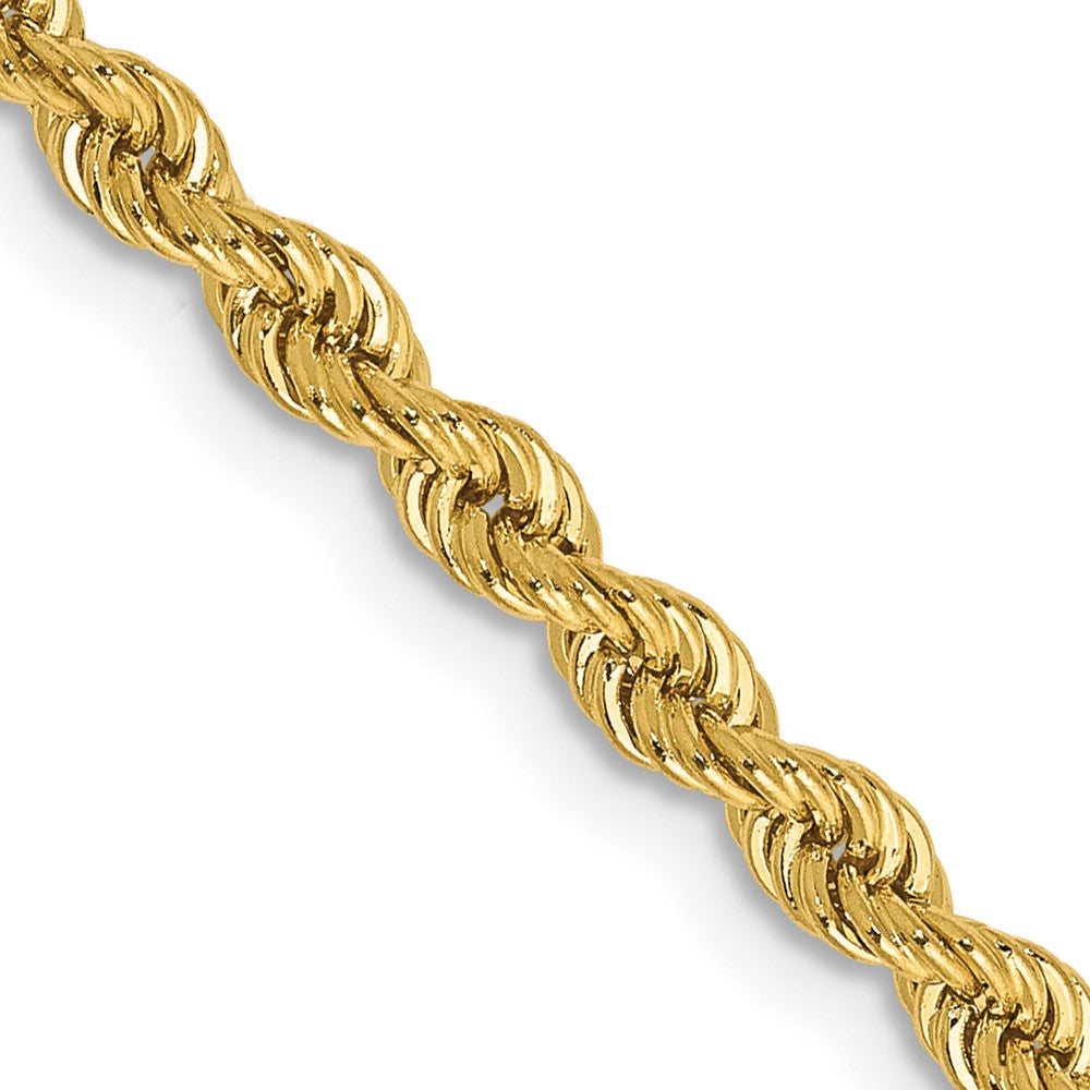 14K 18 inch 2.75mm Regular Rope with Lobster Clasp Chain