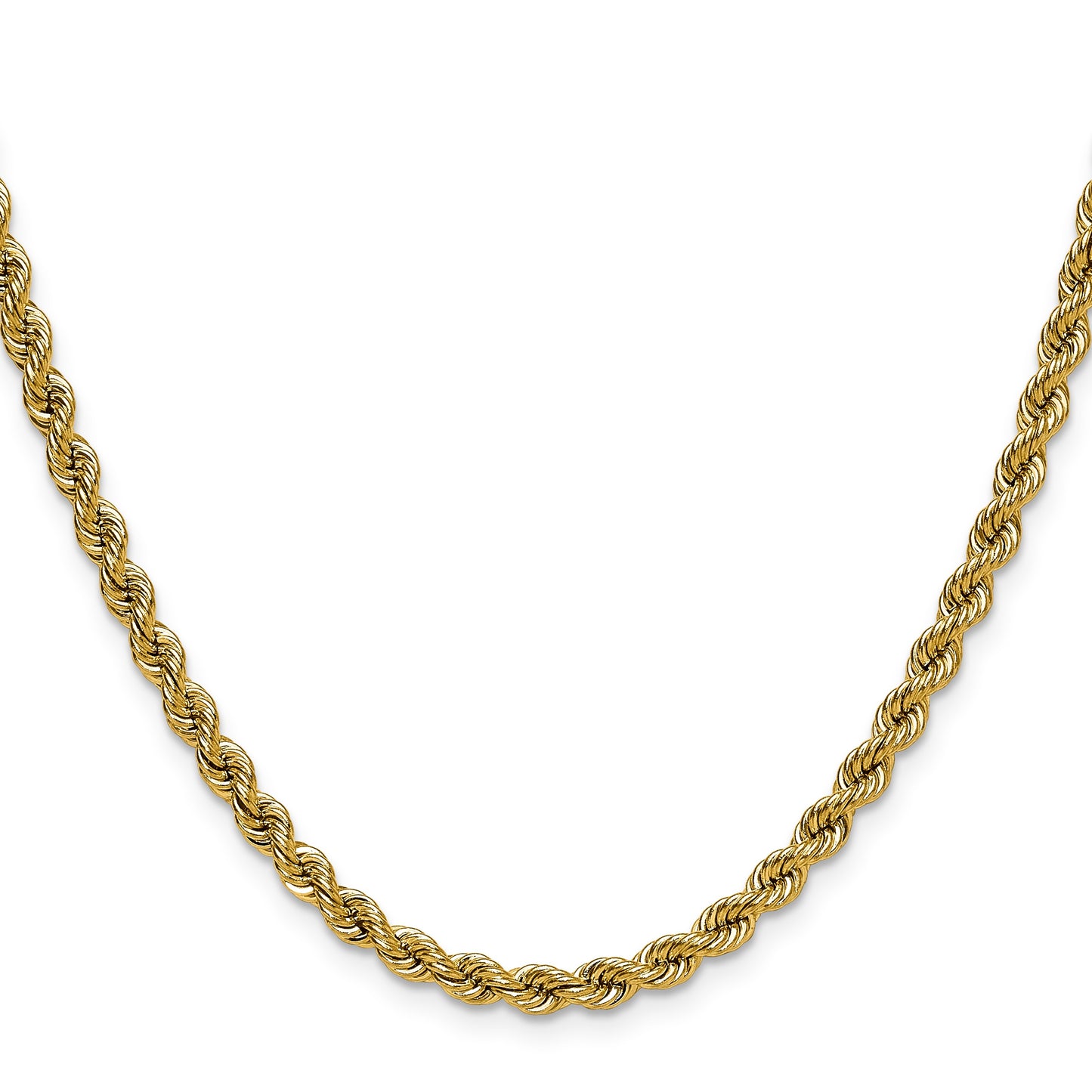 14k 4.2mm Solid Rope Chain