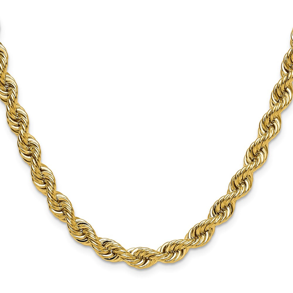 14k 6.7mm Regular Rope Chain