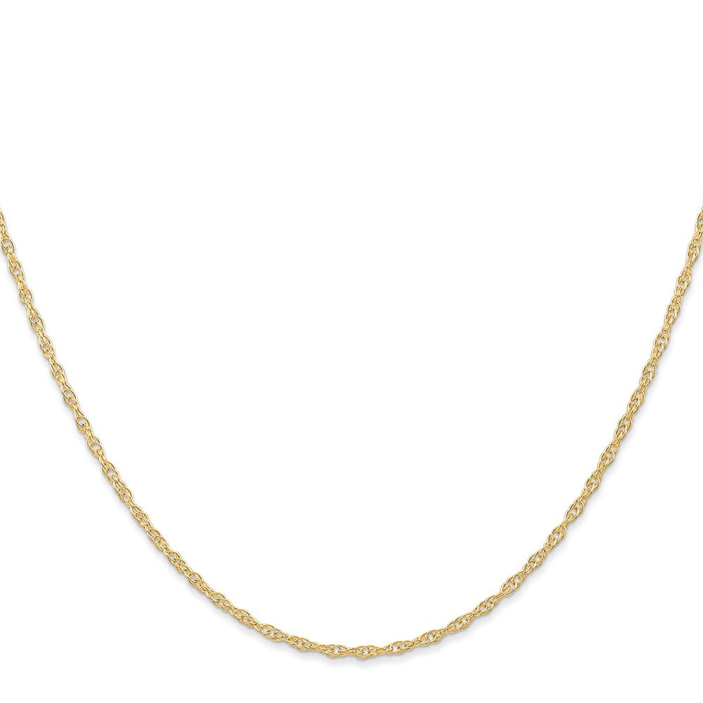 14K 1.35mm Carded Cable Rope Chain