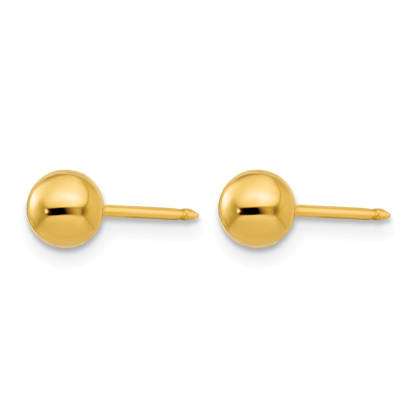 Inverness 14k 5mm Ball Post Piercing Earrings