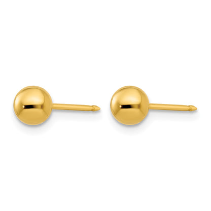 Inverness 14k 5mm Ball Post Piercing Earrings