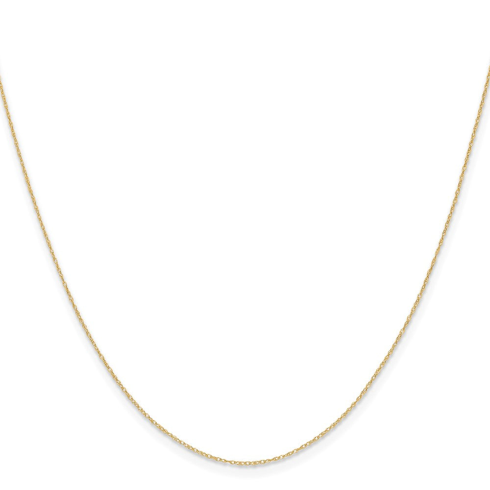 14k .4 mm Carded Cable Rope Chain