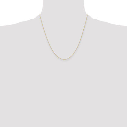 14k .4 mm Carded Cable Rope Chain