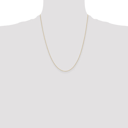 14k .4 mm Carded Cable Rope Chain