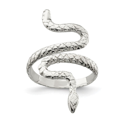 Sterling Silver Snake Ring Size 6