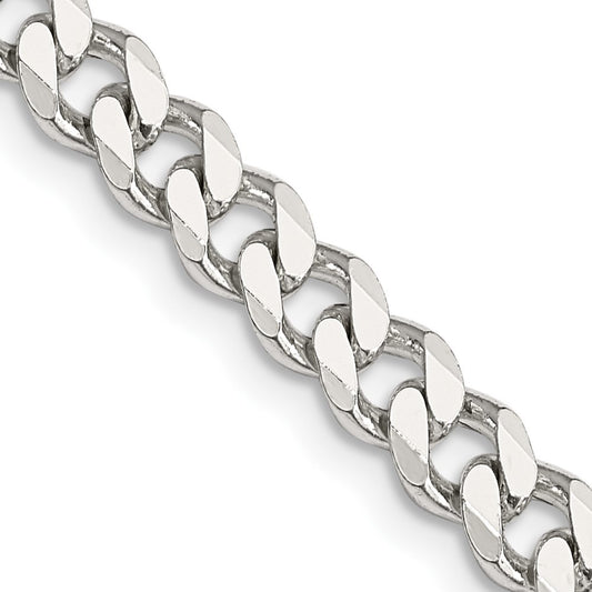 Sterling Silver 5.7mm Curb Chain Necklace