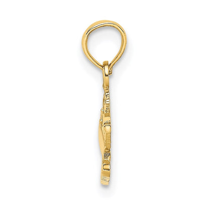 14k Yellow Gold BAHAMAS Cruise Ship Charm