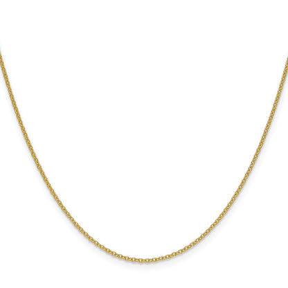 14k Yellow Gold 1.5mm Cable Chain Necklace